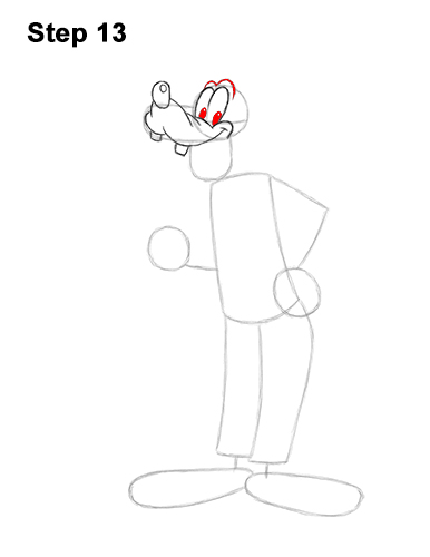 Draw Goofy Full Body 13 How to Draw Goofy Disney Full Body 13