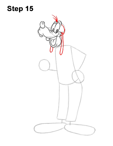 Draw Goofy Full Body 15 How to Draw Goofy Disney Full Body 15