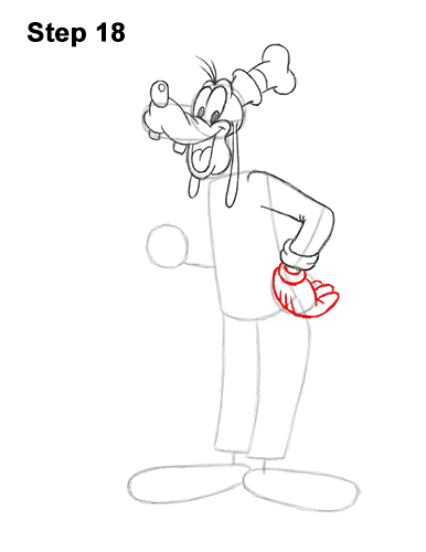 Draw Goofy Full Body 18 How to Draw Goofy Disney Full Body 18