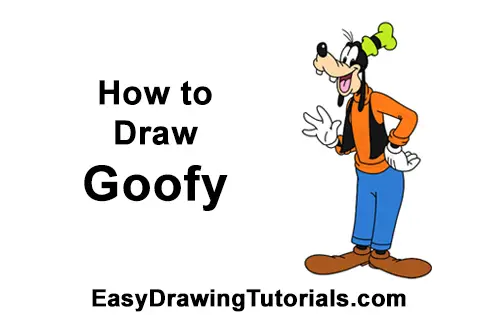 How to Draw Goofy Disney Full Body