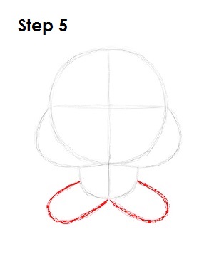 How to Draw Goomba 5 How to Draw Goomba Step 5