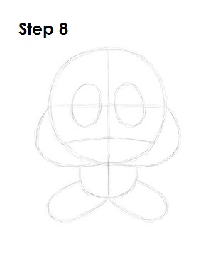 How to Draw Goomba 8 How to Draw Goomba Step 8