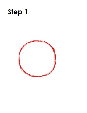 Draw Green Angry Bird Step 1 Draw Green Angry Bird Step 1