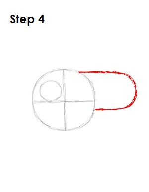 Draw Green Angry Bird Step 4 Draw Green Angry Bird Step 4