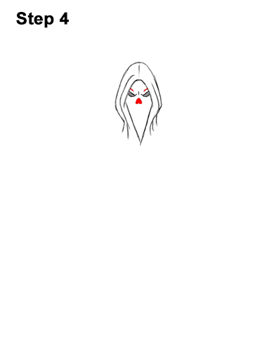 How to Draw Scary Halloween Grim Reaper Scythe Skeleton 4