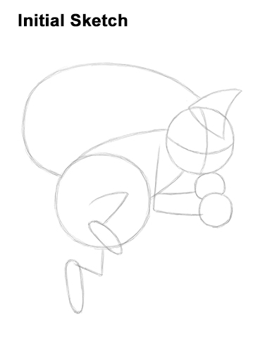 Draw the Grinch Full Body Guidelines How to Draw The Grinch Stole Christmas Guides Lines