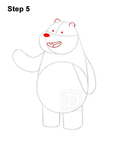 How to Draw Grizz Grizzly We Bare Bears 5