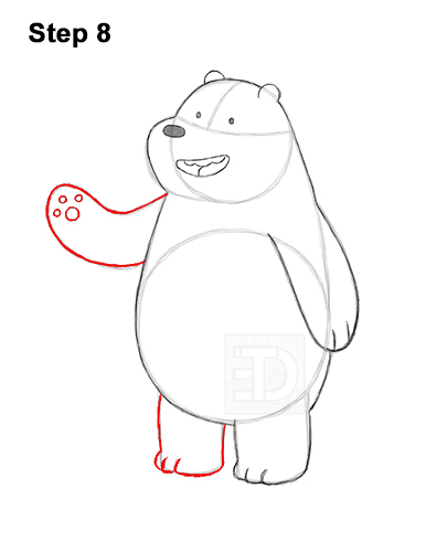 How to Draw Grizz Grizzly We Bare Bears 8
