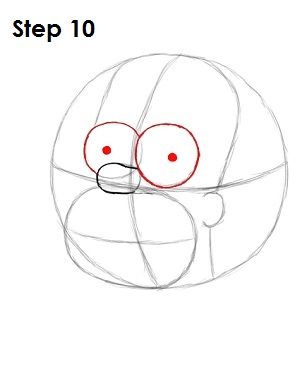 Draw Homer Simpson Step 10 Draw Homer Simpson Step 10