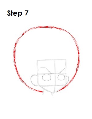 How to Draw Huey Boondocks 7 How to Draw Huey Boondocks Step 7