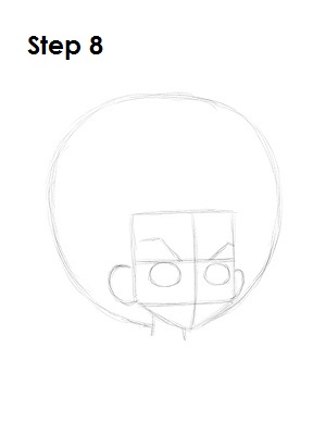 How to Draw Huey Boondocks 8 How to Draw Huey Boondocks Step 8