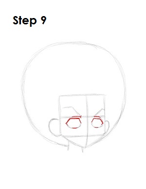 How to Draw Huey Boondocks 9 How to Draw Huey Boondocks Step 9