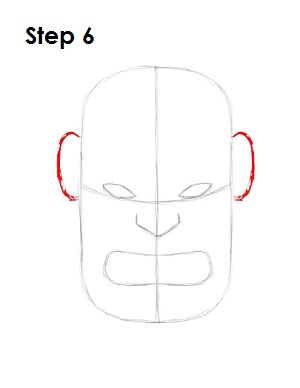 Draw the Hulk Step 6