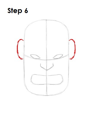 Draw the Hulk Step 6 Draw the Hulk Step 6