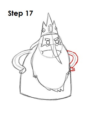 Draw the Ice King Step 17 Draw Ice King Step 17