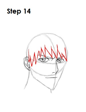 How to Draw Ichigo Step 14 Draw Ichigo Step 14