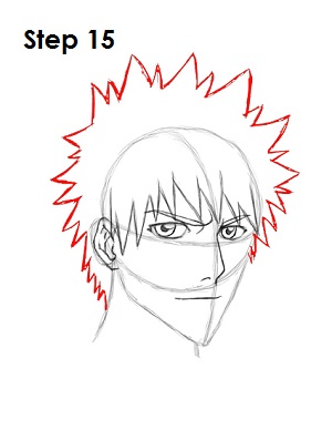 How to Draw Ichigo Step 15 Draw Ichigo Step 15