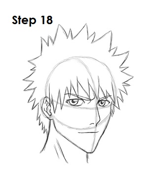 How to Draw Ichigo Step 18 Draw Ichigo Step 18
