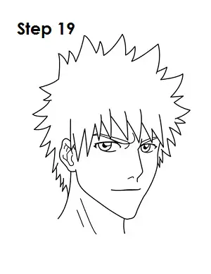  Draw Ichigo Step 19