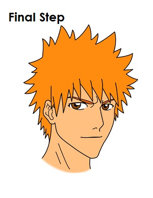 How to Draw Ichigo Final Step Draw Ichigo Final Step