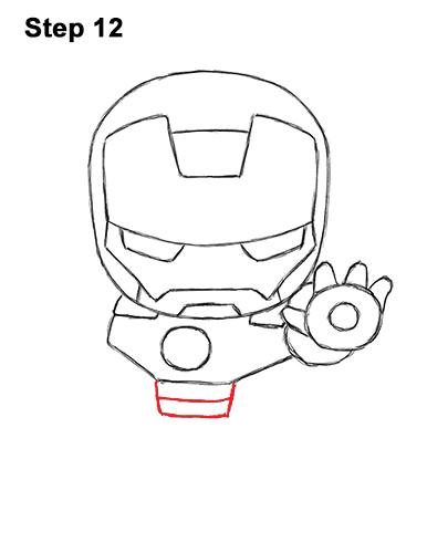 Mini Iron Man Drawing 12 Draw Mini Chibi Cute Little Iron Man 12