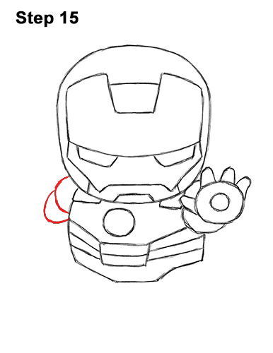Mini Iron Man Drawing 15 Draw Mini Chibi Cute Little Iron Man 15