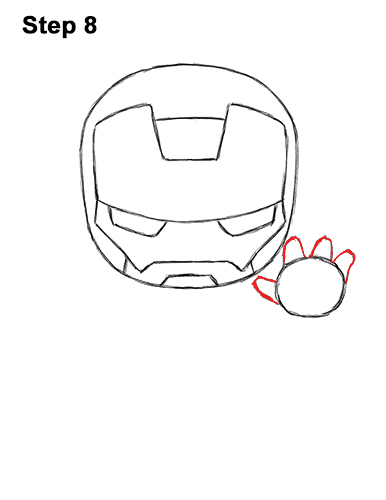 Mini Iron Man Drawing 8 Draw Mini Chibi Cute Little Iron Man 8