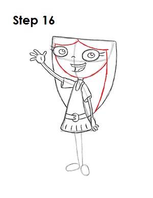 Draw Isabella Step 16 Draw Isabella 16