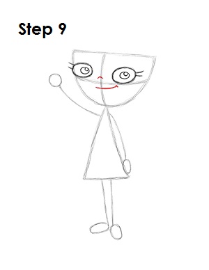 Draw Isabella Step 9 Draw Isabella 9