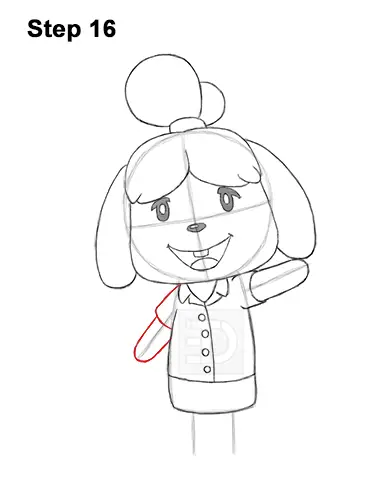 How to Draw Isabelle (Animal Crossing) VIDEO & Step-by-Step Pictures
