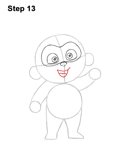 Draw Jack-Jack The Incredibles 13 How to Draw Jack Jack Cute Baby Incredibles 13