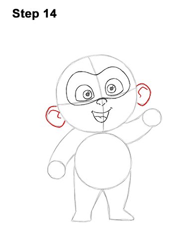 Draw Jack-Jack The Incredibles 14 How to Draw Jack Jack Cute Baby Incredibles 14