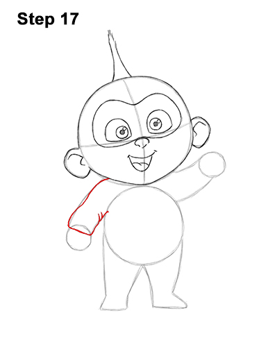 Draw Jack-Jack The Incredibles 17 How to Draw Jack Jack Cute Baby Incredibles 17