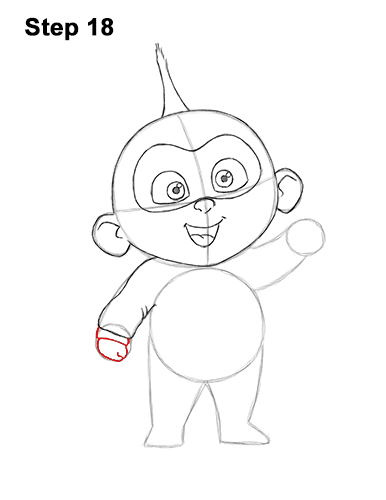 Draw Jack-Jack The Incredibles 18 How to Draw Jack Jack Cute Baby Incredibles 18