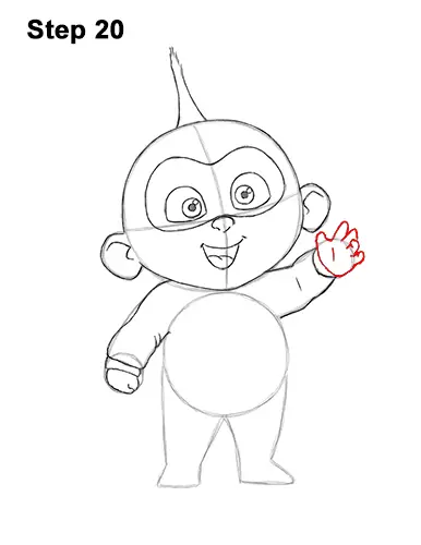 How to Draw Jack-Jack from The Incredibles VIDEO & Step-by-Step Pictures