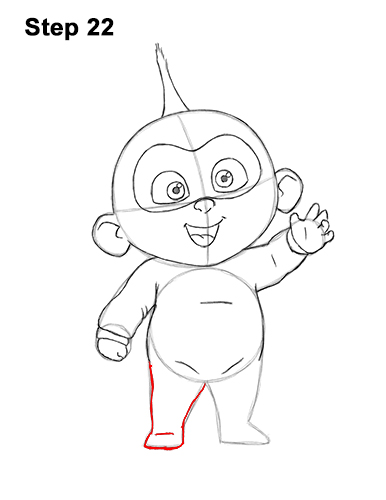 Draw Jack-Jack The Incredibles 22 How to Draw Jack Jack Cute Baby Incredibles 22