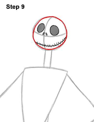 Draw Jack Skellington Nightmare Before Christmas Full Body 9 How to Draw Jack Skellington Nightmare Before Christmas Full Body 9