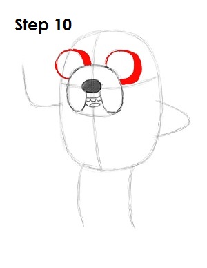 Draw Jake Adventure Time Step 10 Draw Jake Adventure Time Step 10