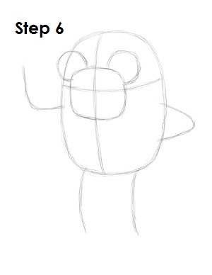 Draw Jake Adventure Time Step 6 Draw Jake Adventure Time Step 6