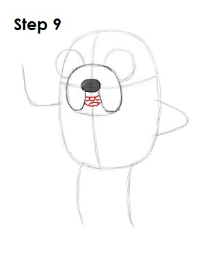 Draw Jake Adventure Time Step 9 Draw Jake Adventure Time Step 9