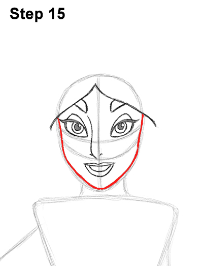 Jasmine Full Body Drawing 15 Draw Jasmine Full Body Aladdin 15