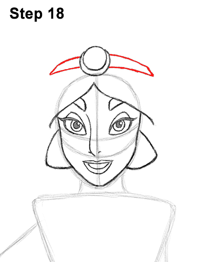 Jasmine Full Body Drawing 18 Draw Jasmine Full Body Aladdin 18