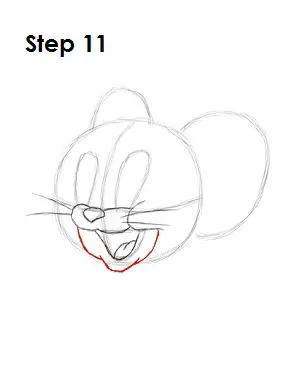 How to Draw Jerry Step 11