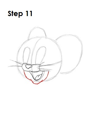 How to Draw Jerry Step 11 How to Draw Jerry Step 11