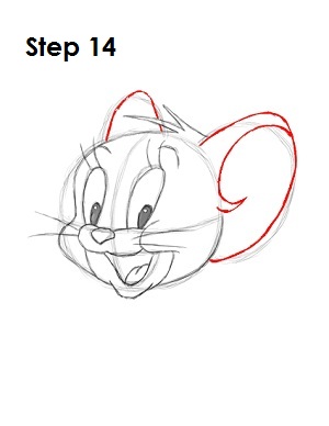 How to Draw Jerry Step 14 How to Draw Jerry Step 14