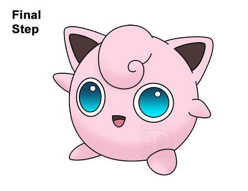 Draw Jigglypuff Pokemon How to Draw Cute Jigglypuff Pokemon