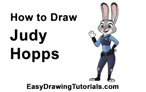 How to Draw Judy Hopps Zootopia