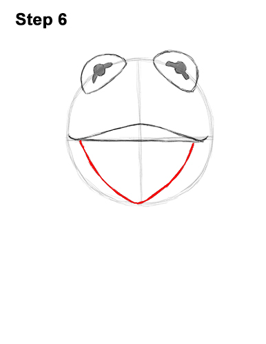 Draw Kermit the Frog 6 How to Draw Kermit the Frog Muppet 6
