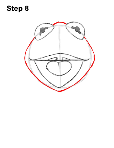 Draw Kermit the Frog 8 How to Draw Kermit the Frog Muppet 8
