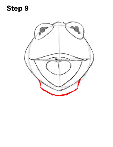 Draw Kermit the Frog 9 How to Draw Kermit the Frog Muppet 9